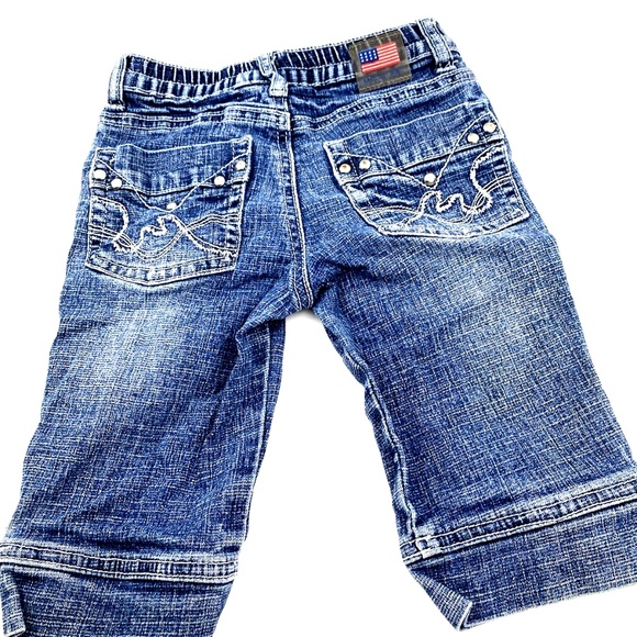 Girls Shorts Capri Size 5 Children Kids Bottoms Snap Apollo Elastic Pockets - Picture 4 of 7